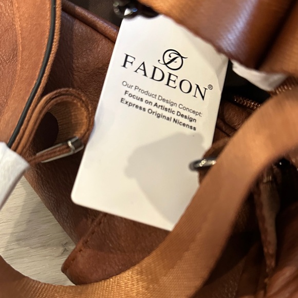 Brown Leather Backpack - Picture 5 of 6